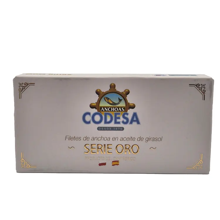 Codesa, Anchoas Cantàbrico LUXE Serie Oro RR-50 (7-8 filets) karton