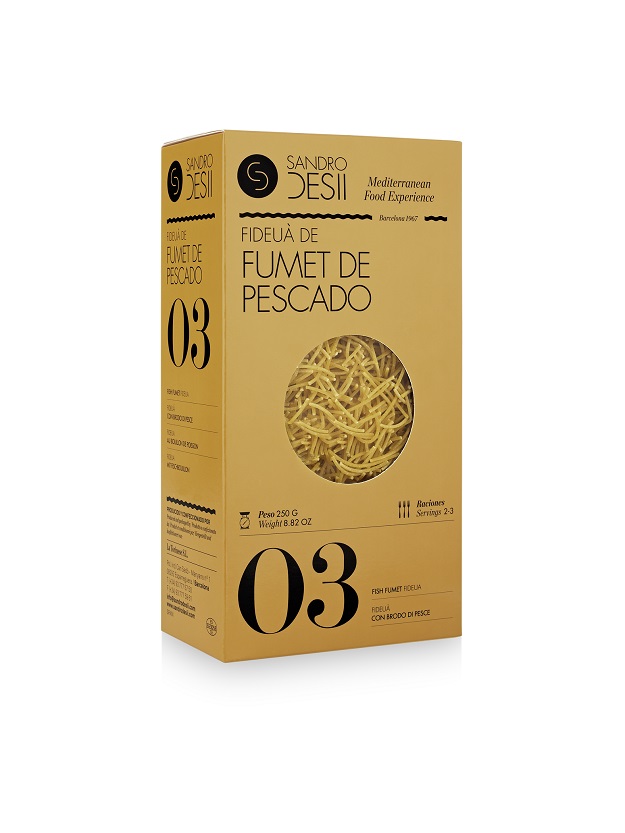 Sandro Desii, Fideuà con fumet de pescado (visfumet) 250 g_SD82