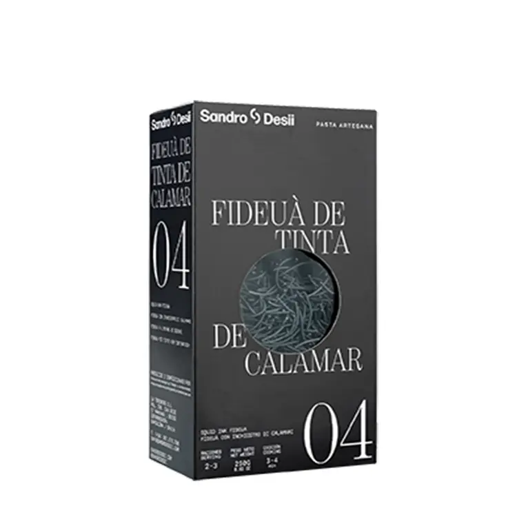 Sandro Desii, Fideuà con tinta de calamar (au calamar) 250 g