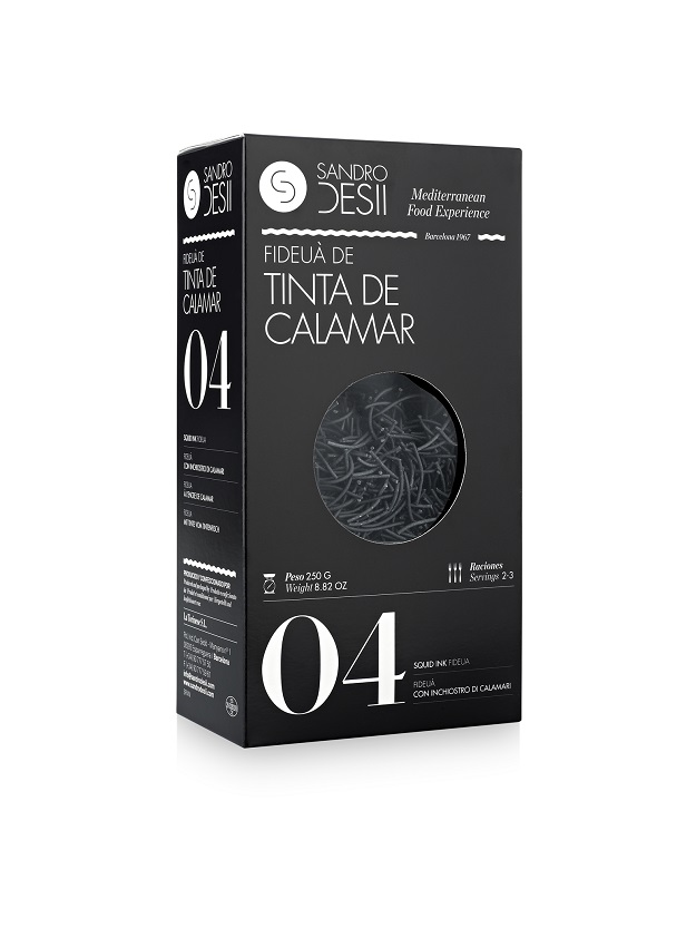 Sandro Desii, Fideuà con tinta de calamar (au calamar) 250 g