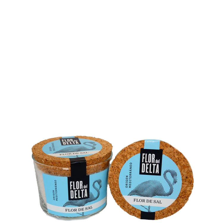 Flor del Delta, Flor de sal natural (natuur) Gourmet 125 g
