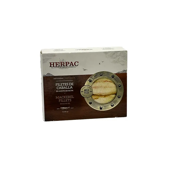 Herpac, Filete de Caballa en aceite de oliva (Filet maquereau) 245 g