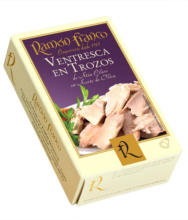 Franco, Trozos Ventresca de Atún (stukjes buikspek van tonijn) 120 g
