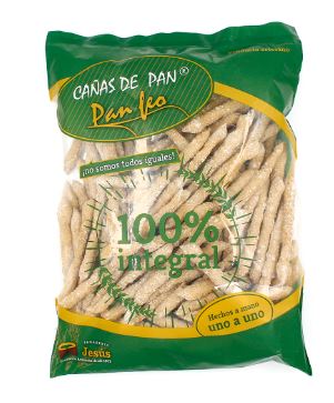 Panadería Jesús, Pan Feo integrales 16cm (volkoren broodstokje) 500 g