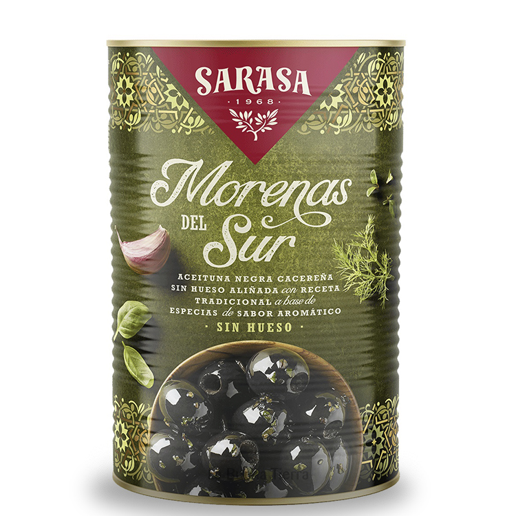 Sarasa, Zwarte olijven (ontpit) 2 kg