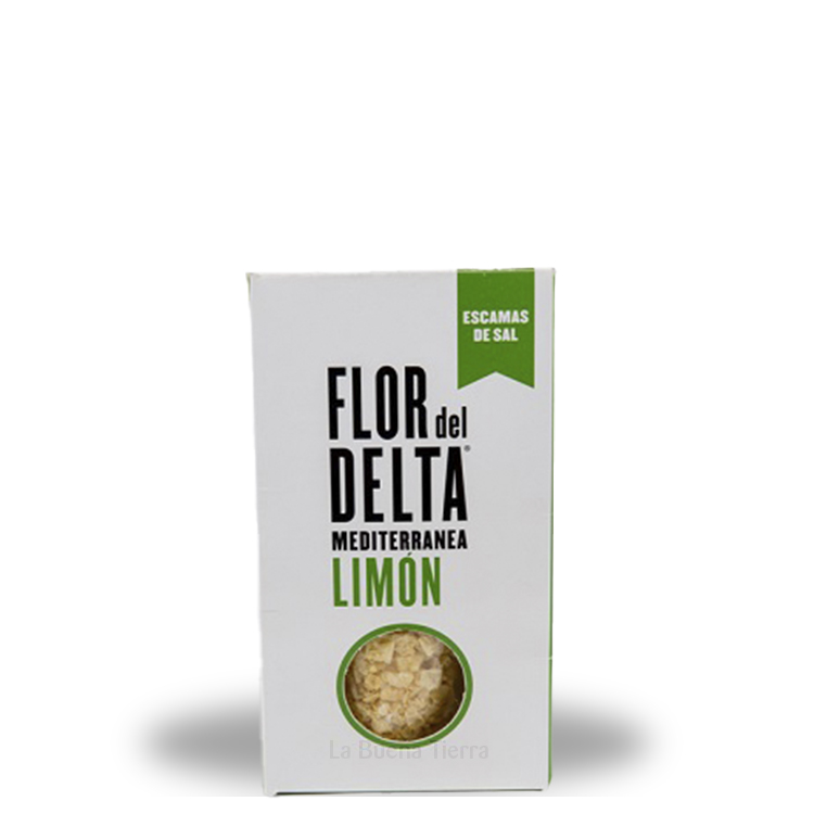 Flor del Delta, Escamas de sal limón (citroen schilferzout) 125 g