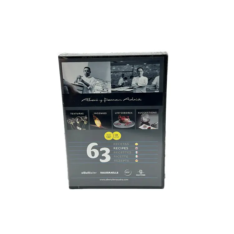 DVD Texturas 63 recepten (texturas -ingenios- lyosabores)