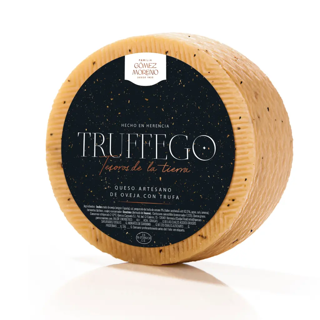 Truffego, Manchego kaas met truffel (schapenmelk) ±  3 kg (schapenmelk) 