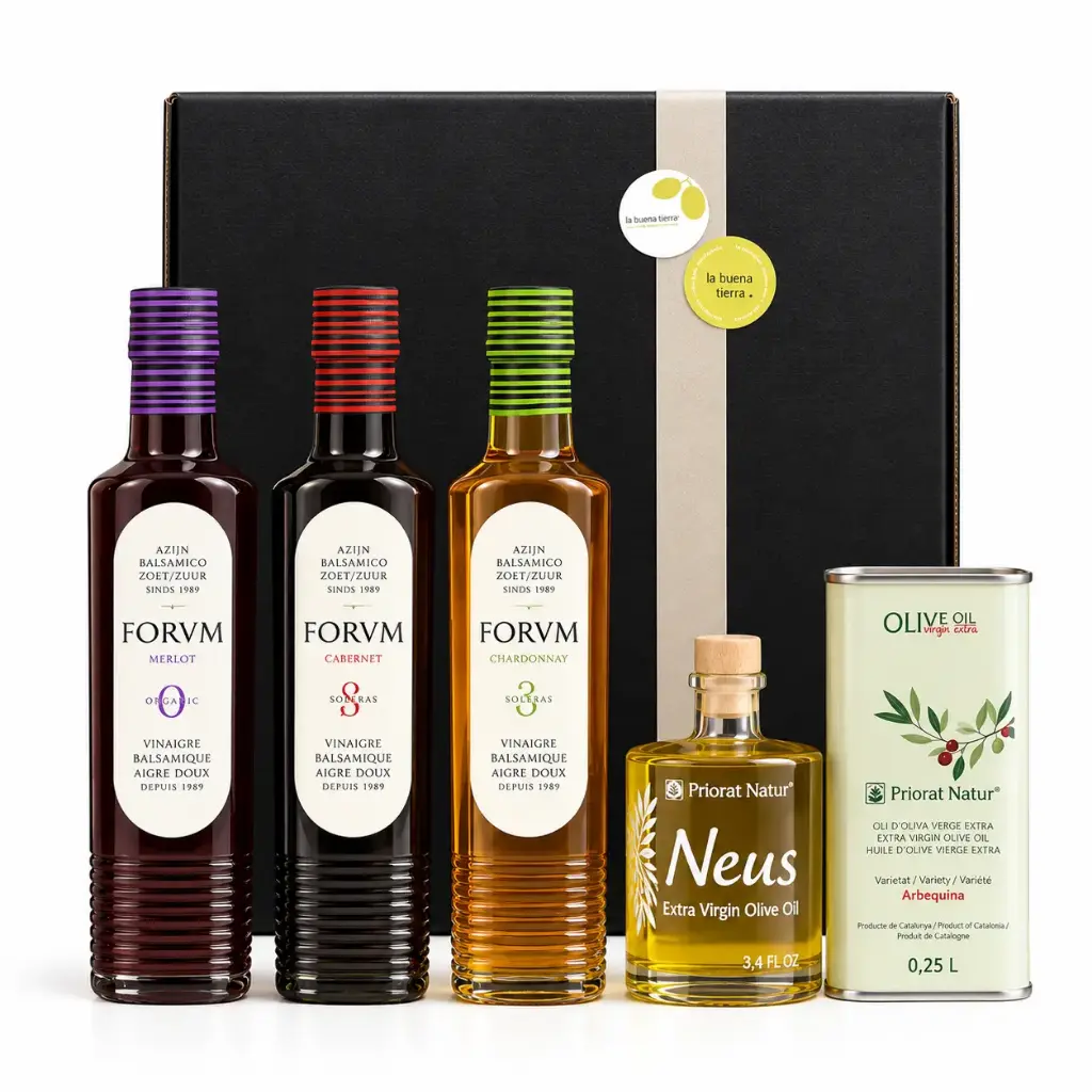 Azijnen - olijfolie giftbox 