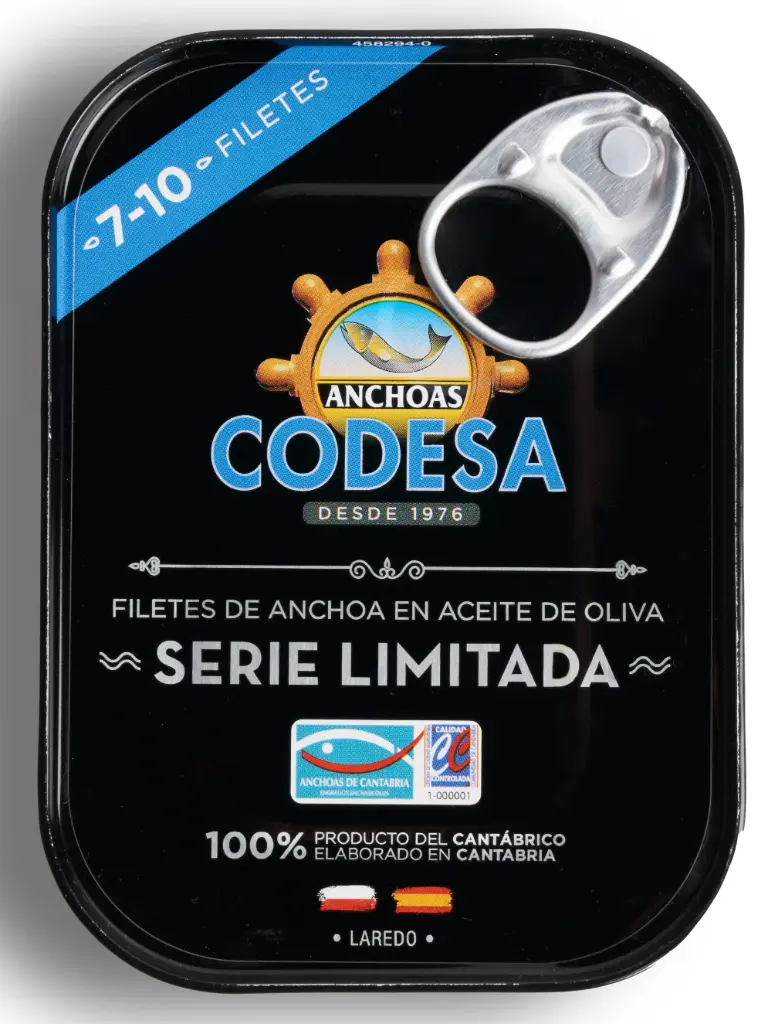 Codesa, Anchoas del Cantábrico, Serie Limitada (7-10 filets) 55 g