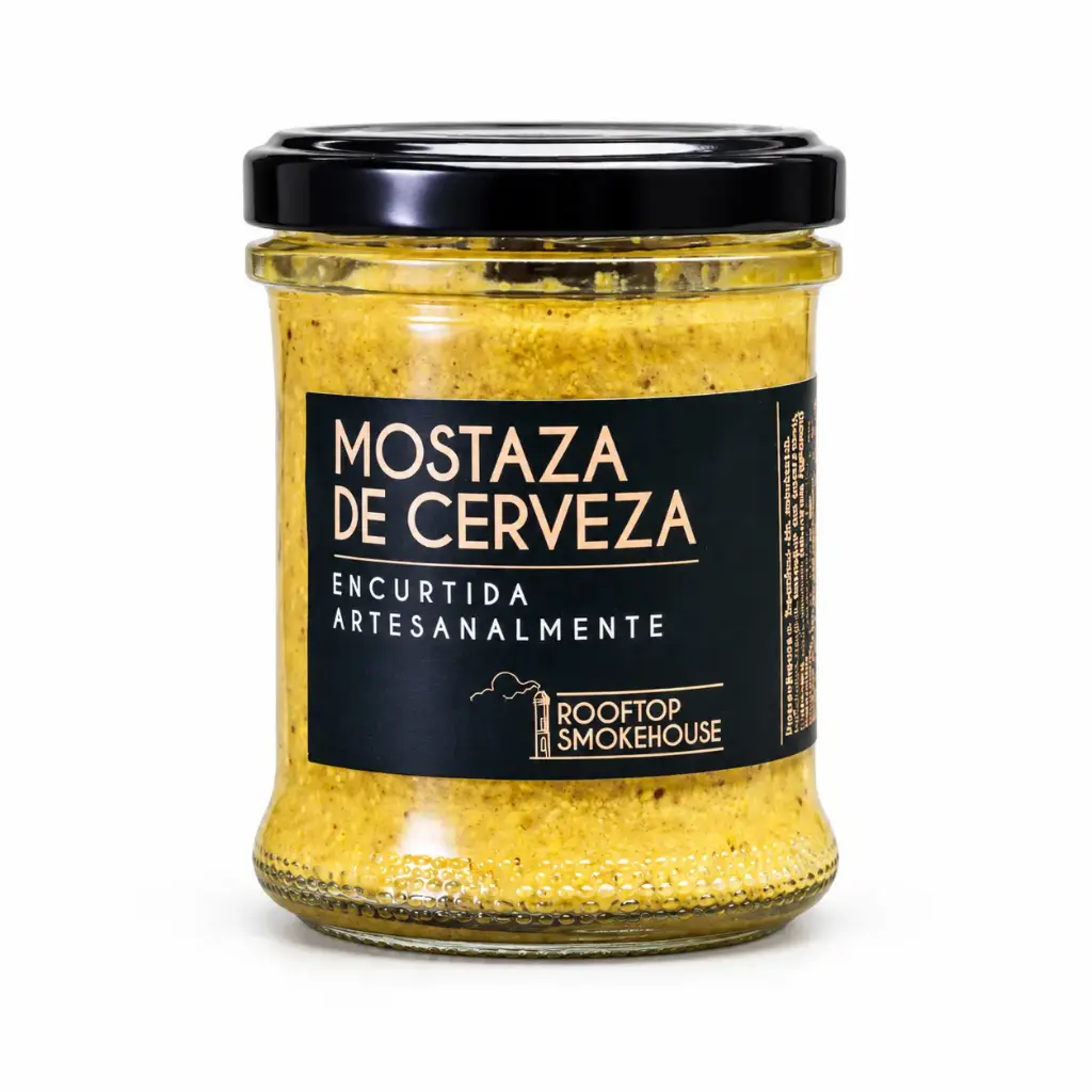 Smokehouse BCN, Moutarde à la bière (mostaza de cerveza) 150 g