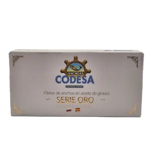 [CD9] Codesa, Anchoas Cantàbrico LUXE Serie Oro RR-50 (7-8 filets) karton