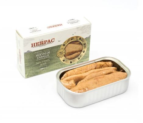 [HE28] Herpac, Huevas de Caballa (oeufs de maquereau à l'uile d'olive) 120 g