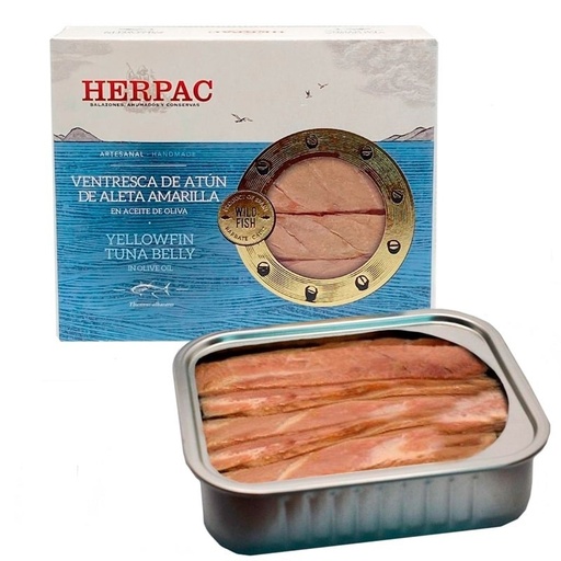 [HE31] Herpac, Ventresca de Atún blik (buikspek van tonijn) 245 g