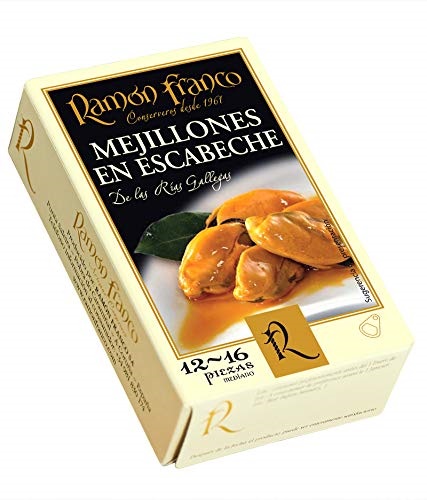 [CF8] Franco, Mejillones en escabeche (mosselen blik) 12/16 stuks