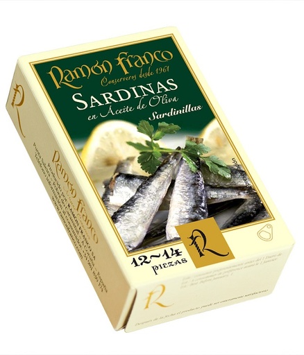 [CF1] Franco, Sardinillas en aceite de oliva (sardines olijfolie blik)120 g
