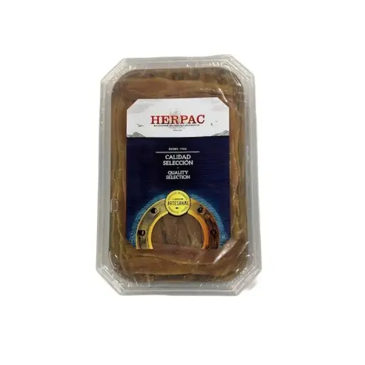 [HE3] Herpac, Anchoas del Cantábrico extra 0 (dans l'huile d'olive) 420 g (45 - 50 filets)