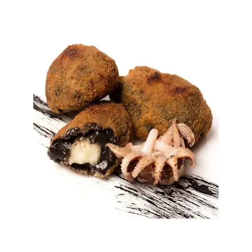 [DB12] Don Bocarte, Kroketjes van Cantabrische inktvis met All i Oli 1 kg (33 stuks)