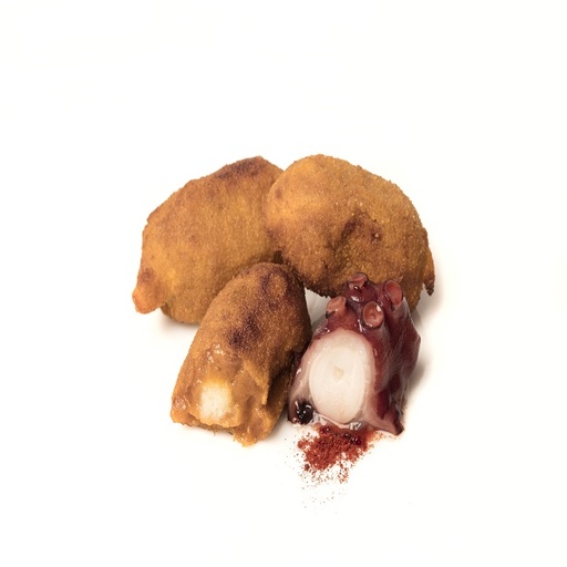[DB18] Don Bocarte, Kroketjes met pulpo (octopus) en aardappelpuree 1 kg (33 stuks)
