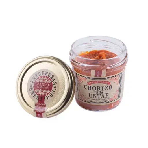 [ENT5] Entrepeñas, Chorizo de cerdo para untar (smeerpasta) 110 g