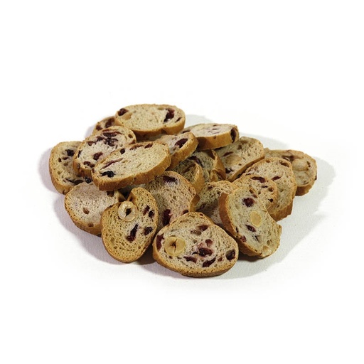 [PJ4] Panadería Jesús, Toastjes met rozijnen en walnoten (5 cm) 135 g