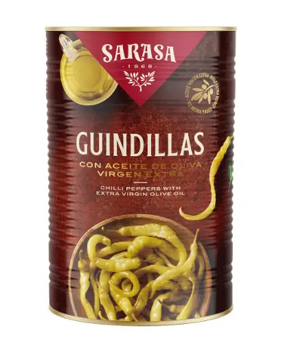 [SAR7] Sarasa, Zoete Piparra peper in olijfolie 3,7 kg