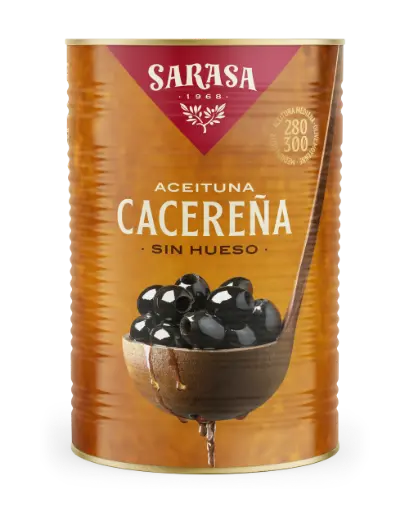 [SAR8] Sarasa, Zwarte olijven (ontpit) 2 kg