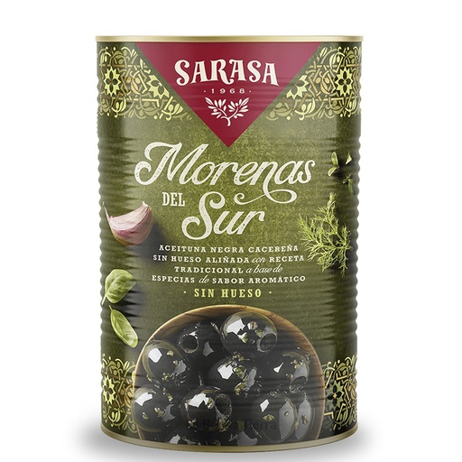 [SAR8] Sarasa, Olives noires (dénoyautées) 2 kg
