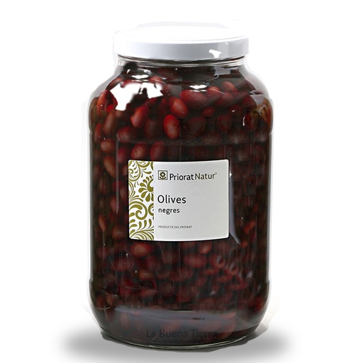 [PN33] Priorat Natur, Empeltre zwarte olijven (met pit) 2,5 kg