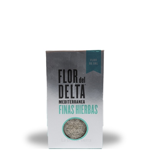 [SI22] Flor del Delta, flor de sal con finas hierbas (groene kruiden) 125 g