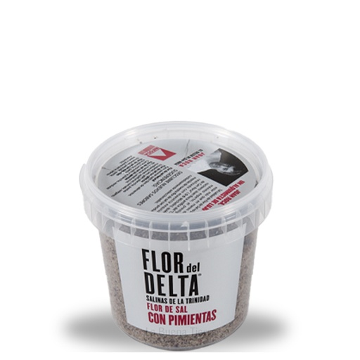 [SI7] Flor del Delta, flor de sal con pimientas (peper) 400 g