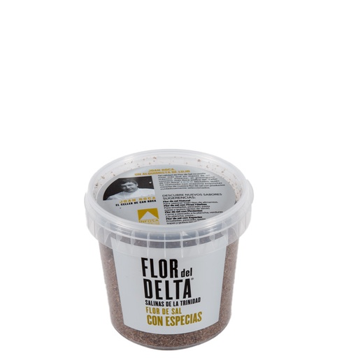 [SI8] Flor de Sal del Delta con Especias (kruiden), 400 gr