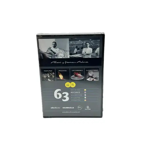 [TX29] DVD Texturas 63 recepten (texturas -ingenios- lyosabores)