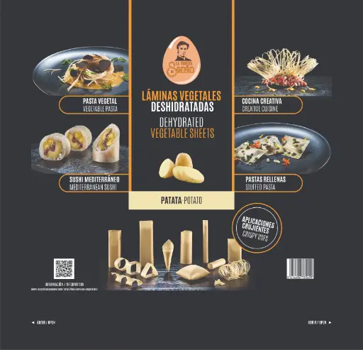 [SEN2] La Cocina de Senén, Vegetable Sheets patata 10 stuks (Pomme de terrel)