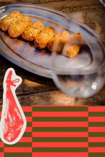 [PAQ2] Paquitas, Mini croquettes de Jamón Ibérico 0,8 Kg (55 unités de 16 g)