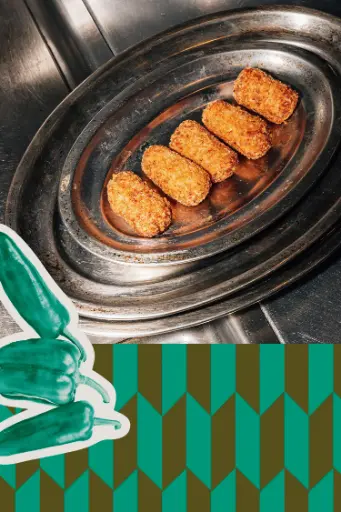 [PAQ5] Paquitas, kroket van Escalivada en Romesco 1,08 Kg (36 stuks van 30 g)