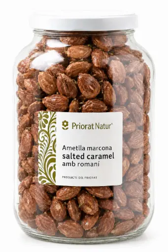 [PN62] Priorat Natur, Amandel Marcona 'Salted Caramel' met rozemarijn 2,150 Kg